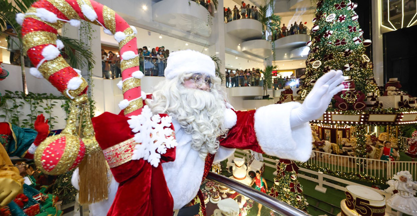 Papai Noel do Shopping Barra desembarca hoje (8) em Salvador